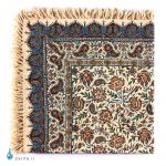 رومیزی قلمکار اعلا طرح گل و مرغ