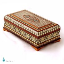 جعبه خاتم اعلای کارد و چنگال