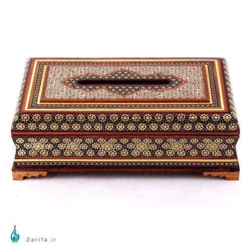 جعبه دستمال کاغذی خاتم اعلا