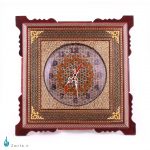 ساعت دیواری تمام خاتم محدب