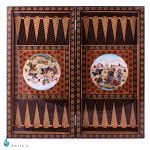 تخته نرد و شطرنج خاتم-کروبی نقش شکار2