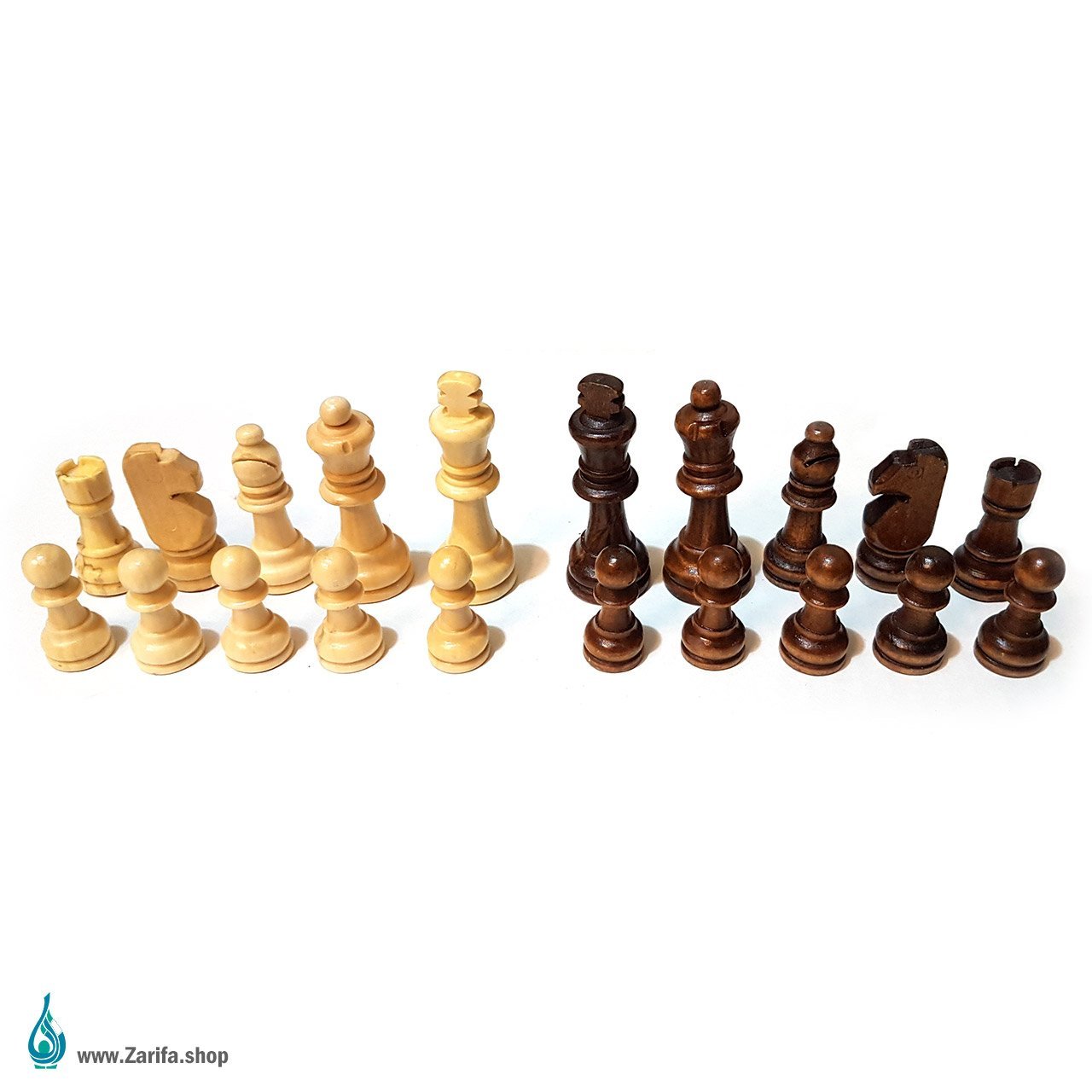 mohre-chess2 مهره شطرنج چوبی سایز 50