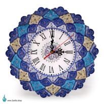ساعت دیواری لب دالبری میناکاری قطر 30 سانتی متر
