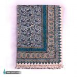 سفره قلمکار اعلا طرح بته جقه آبی