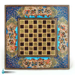 تخته نرد خاتم با نقاشی شکار