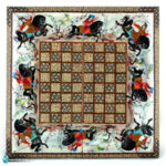 تخته نرد و شطرنج خاتم با نگارگری چوگان