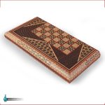 تخته نرد تمام خاتم تخمه دار لب گرد