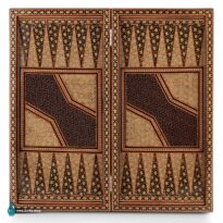 تخته نرد تمام خاتم تخمه دار لب گرد